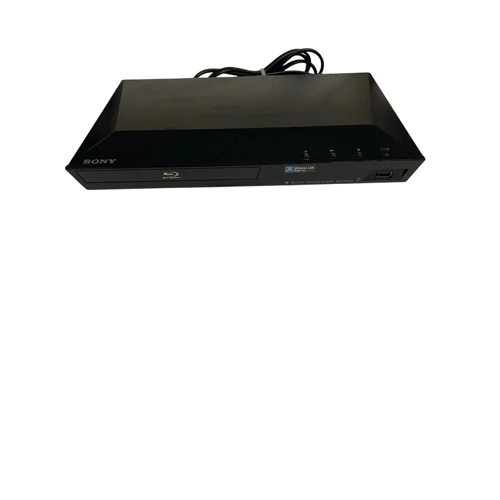 Sony BDP-S3100 Blu-ray Disc DVD Player Wi-Fi Streaming Black with Remote Control
